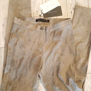 Zara vegan leather pants